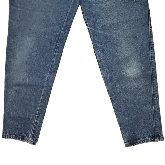 Vtg 80s USA Levis 921 S 18 (31x31 14" High Rise) Mom Tapered *Hemmed* Jeans A14 - Picture 4 of 11